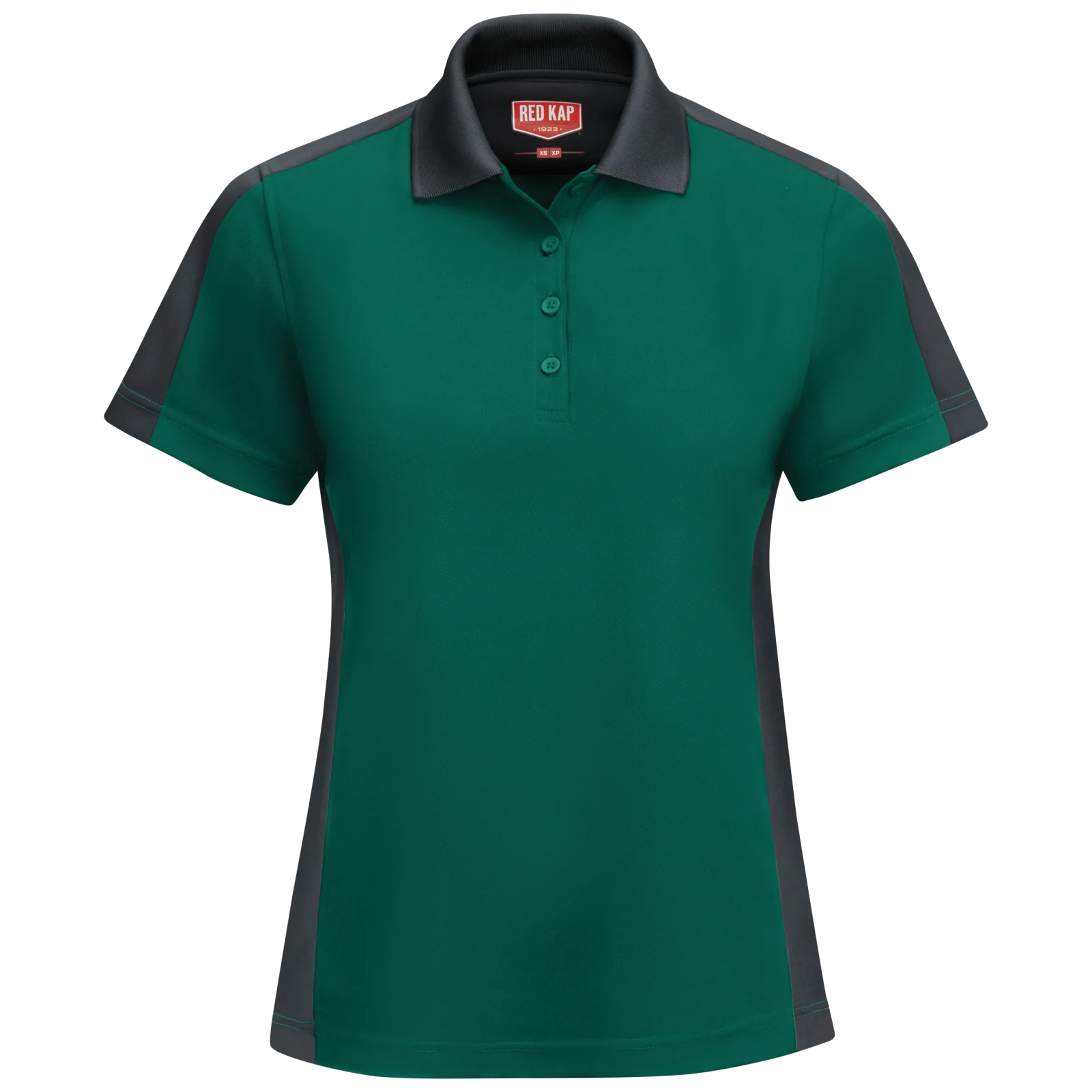 Red Kap Women's Short Sleeve Performance Knit® Two-Tone Polo-(SK53) - Image 4