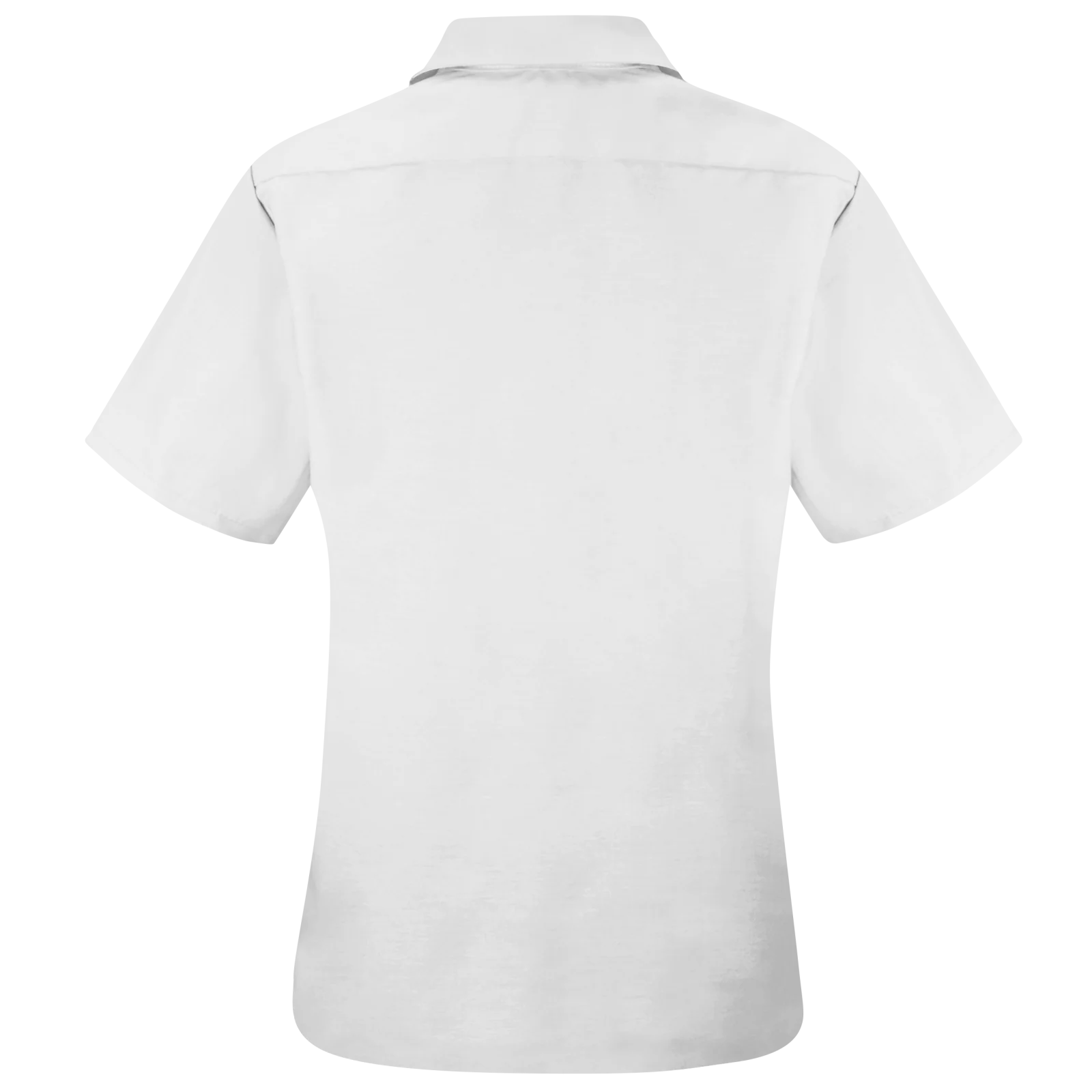 Red Kap Women's Short Sleeve Specialized Pocketless Work Shirt - Image 4