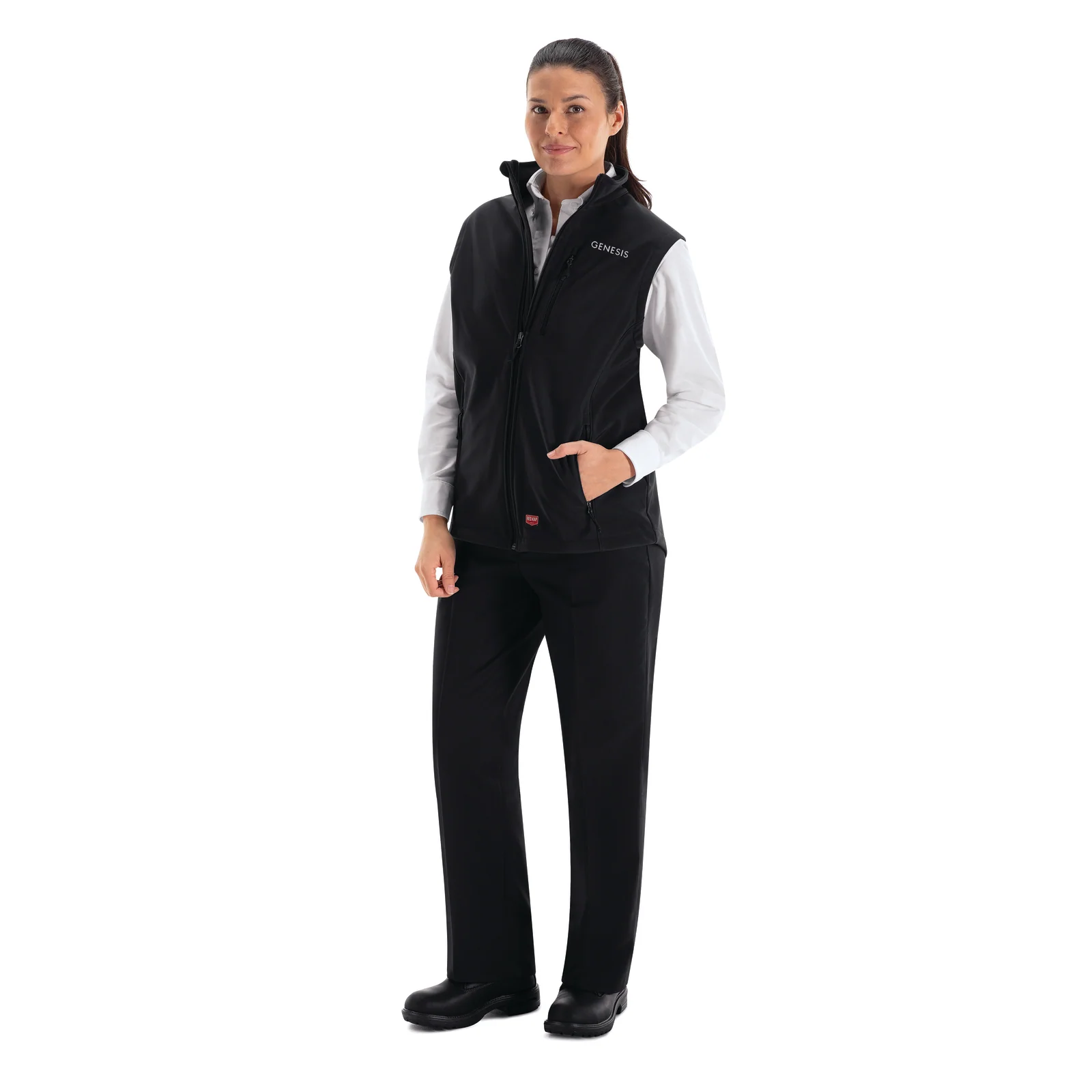 Red Kap Women's Work NMotion® Pant -Black - Image 4