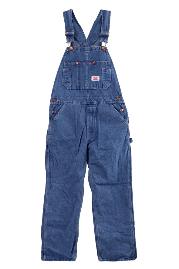 Round House #699 Stone Washed Bib Overalls - Image 4