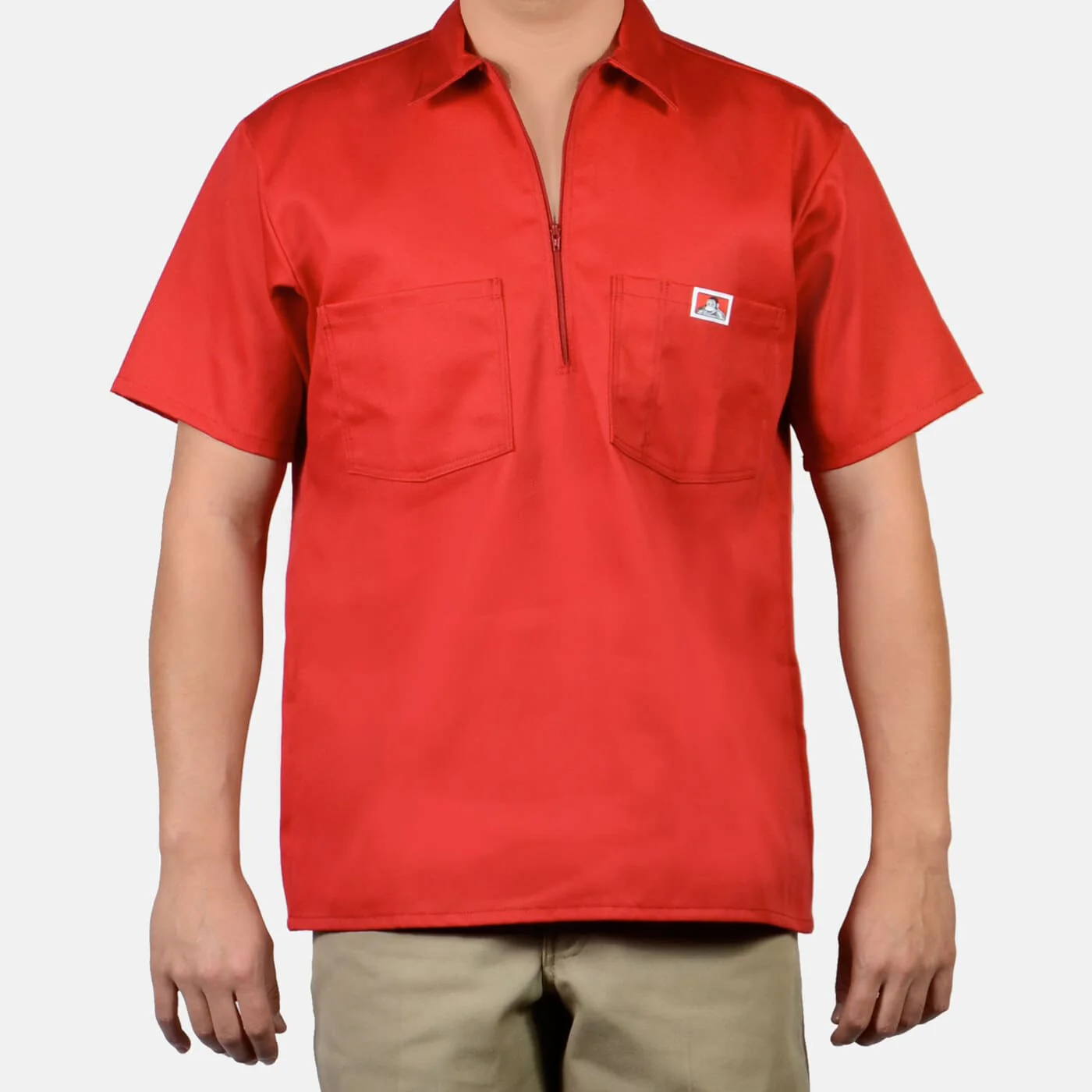 Ben Davis Short Sleeve Solid 1/2 Zip - Image 11
