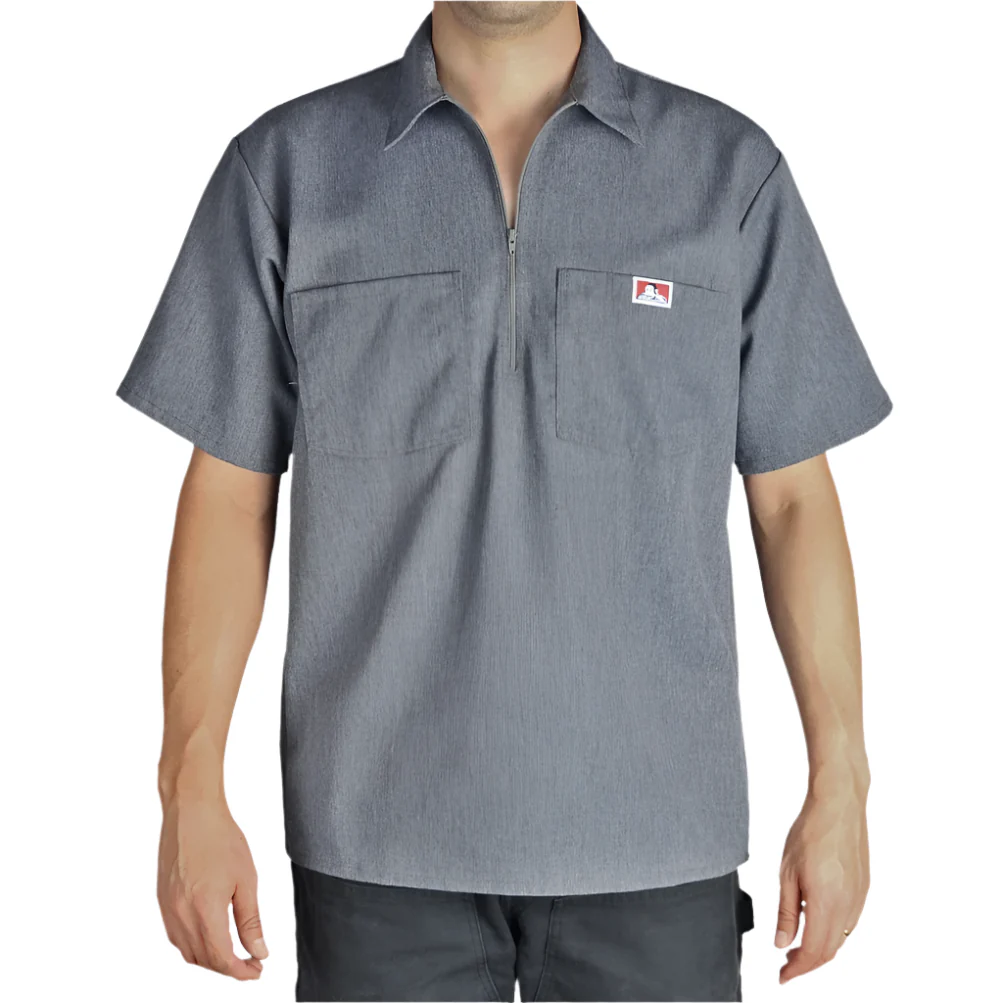Ben Davis Short Sleeve Solid 1/2 Zip - Image 13