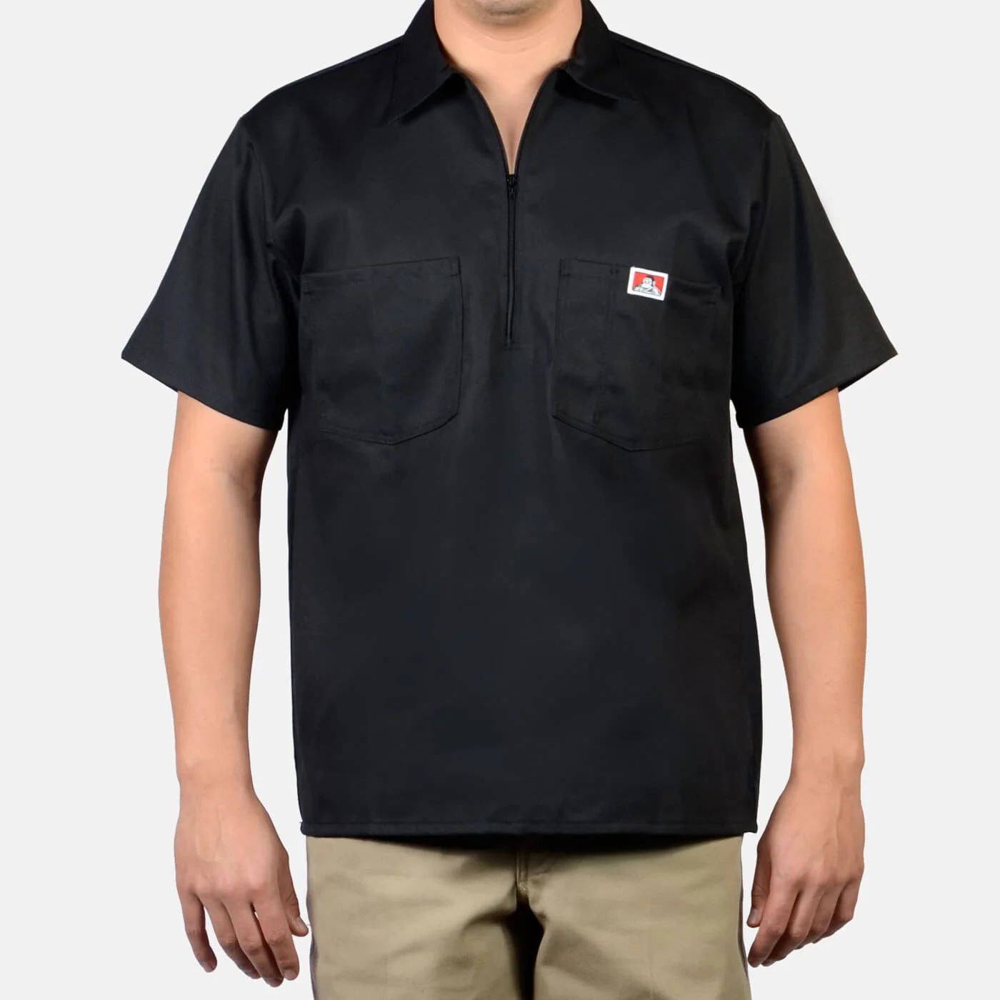 Ben Davis Short Sleeve Solid 1/2 Zip - Image 3