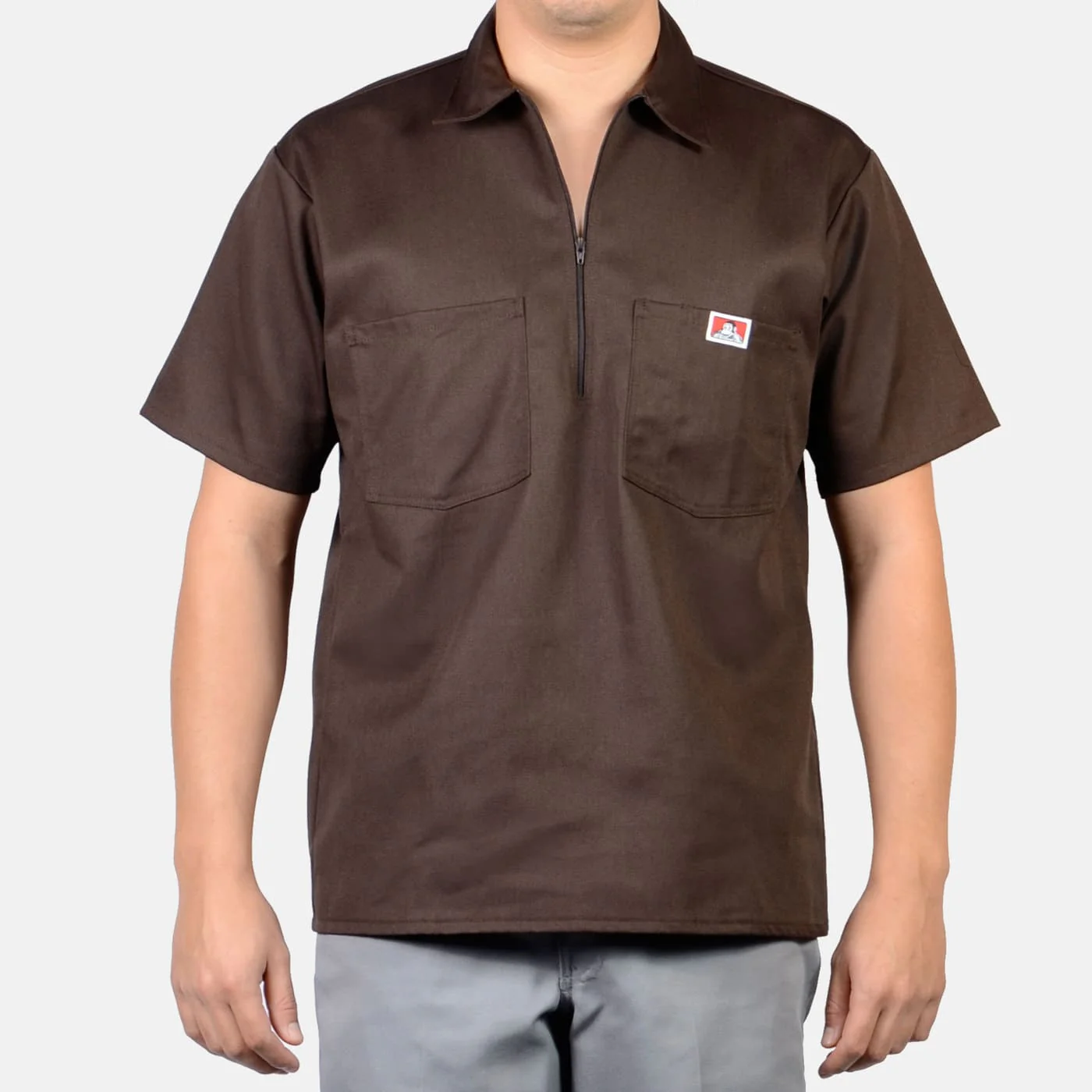 Ben Davis Short Sleeve Solid 1/2 Zip - Image 4