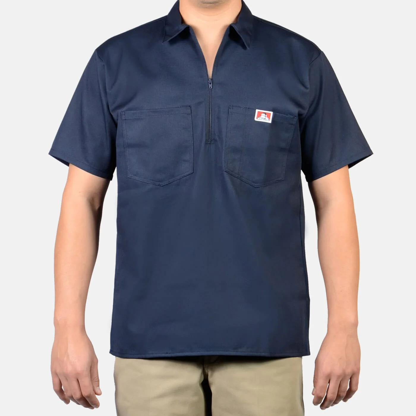Ben Davis Short Sleeve Solid 1/2 Zip - Image 8