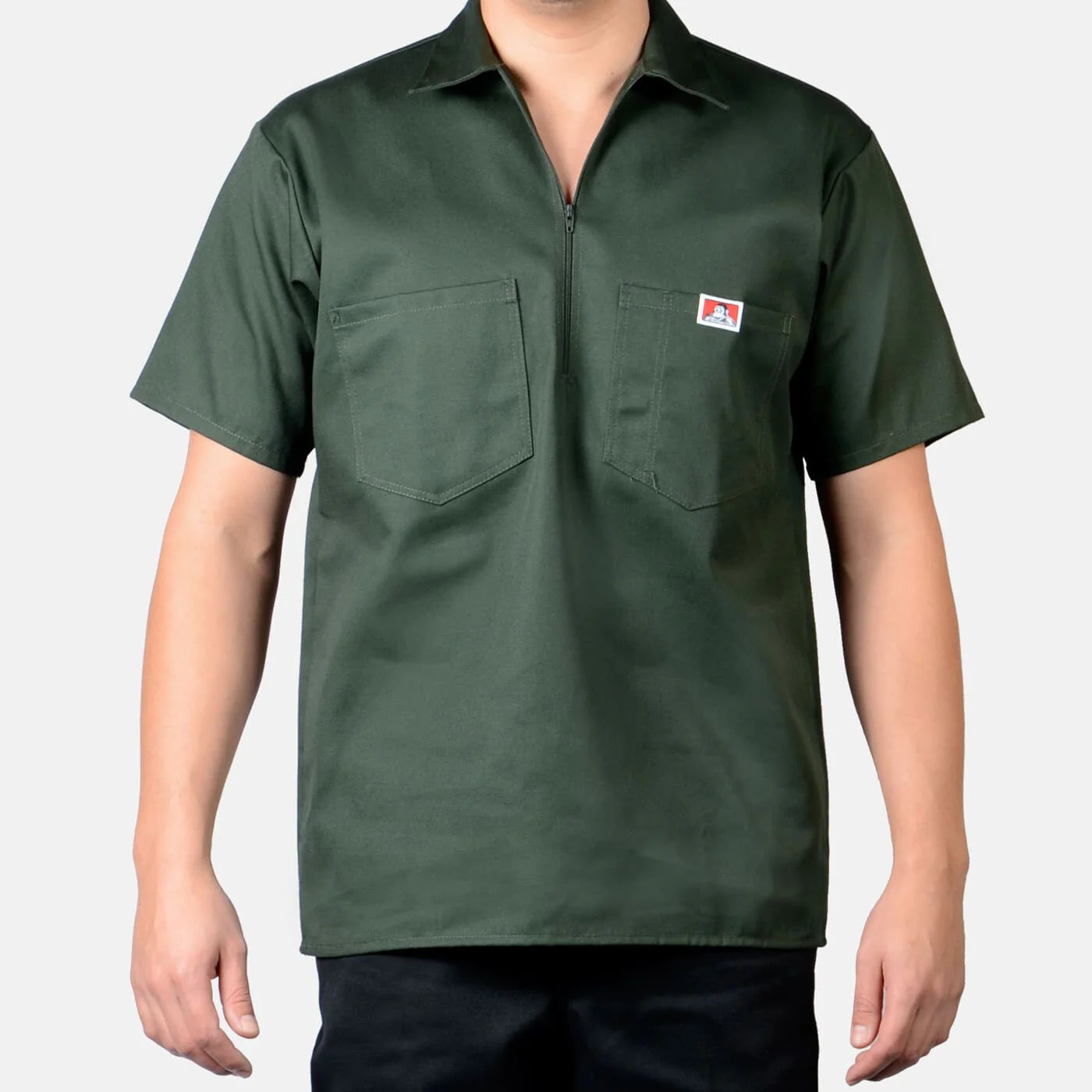 Ben Davis Short Sleeve Solid 1/2 Zip - Image 9