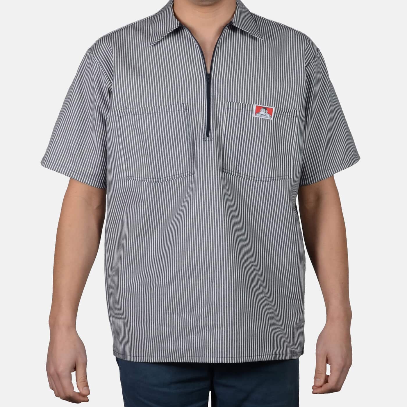 Ben Davis Short Sleeve Stripe, 1/2 Zip - Image 9