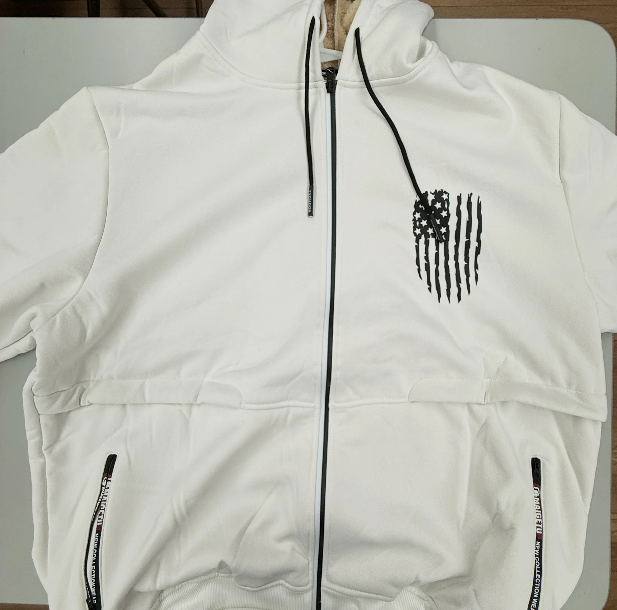SilkLong American Flag Skull Jacket, Clearance