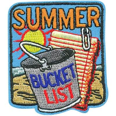 Summer Bucket List Patch