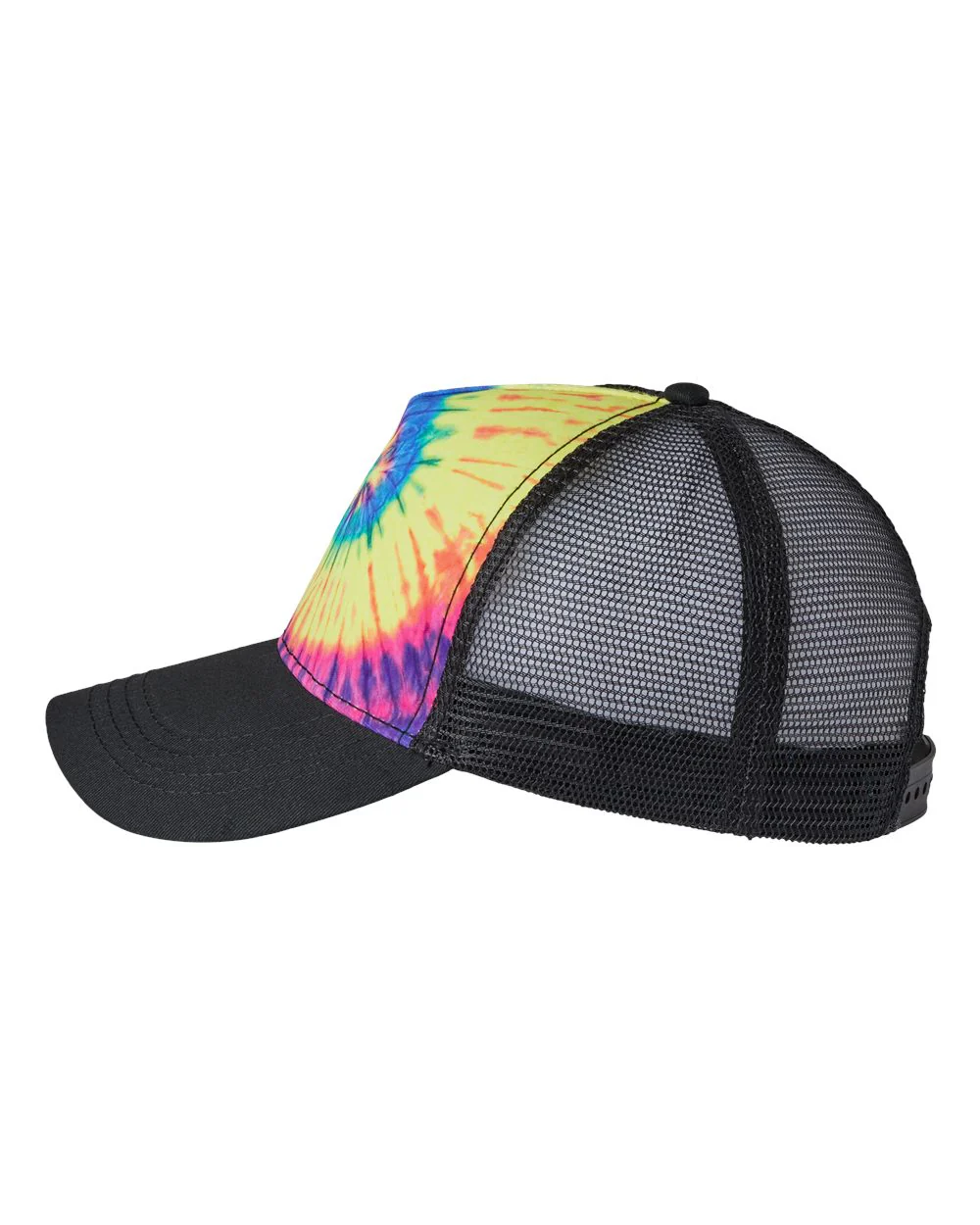 Tie-Dyed Five-Panel Trucker Cap - Image 5