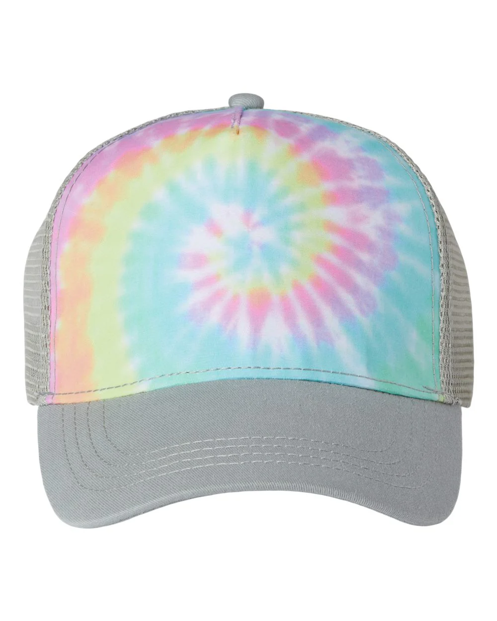 Tie-Dyed Five-Panel Trucker Cap - Image 7