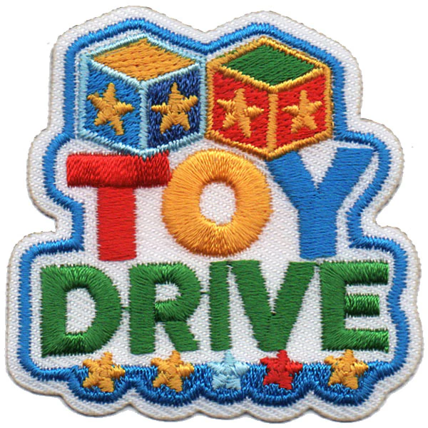 Toy Drive Patch Iron On
