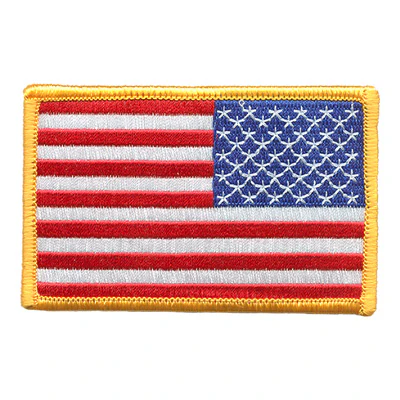 US Flag Reverse 3.5 X 2 3/8