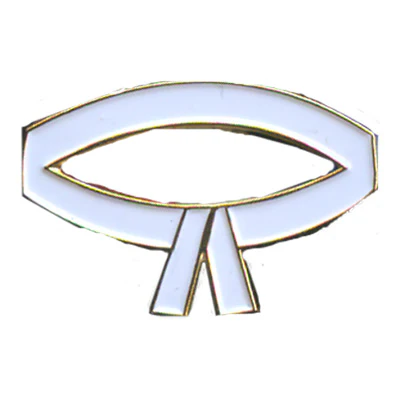 White Belt Pin