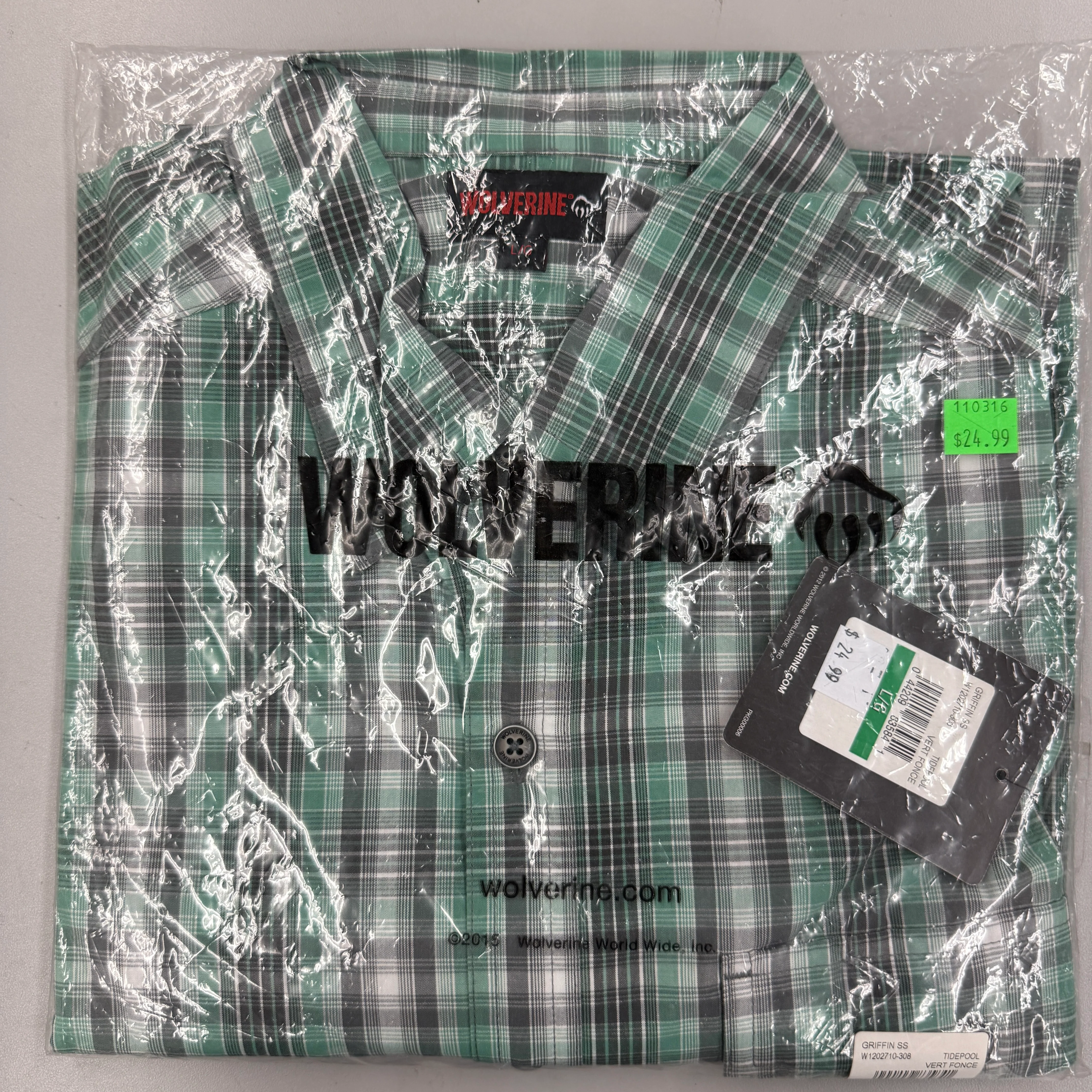 Wolverine Griffin Short Sleeve Shirt - CLEARANCE