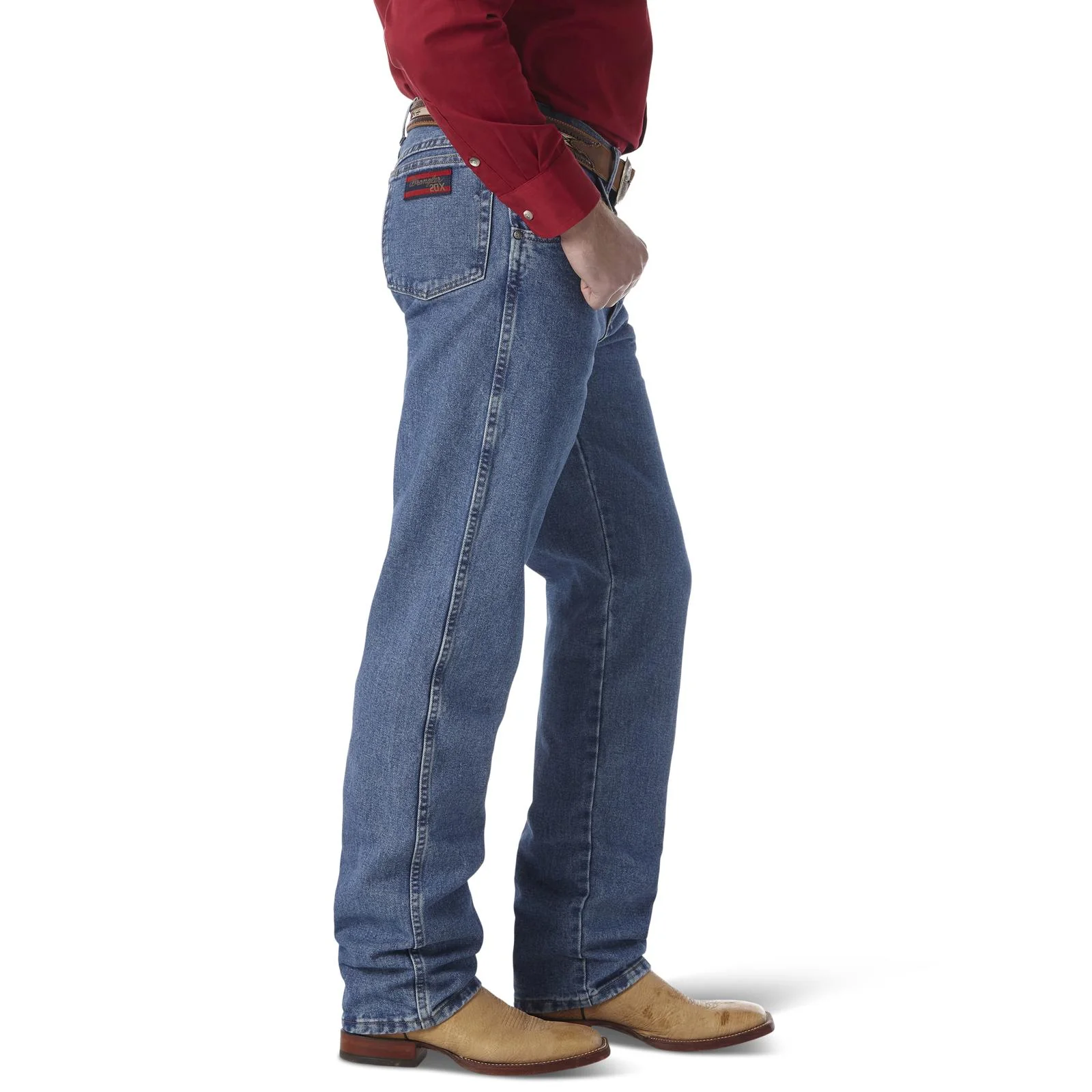 Wrangler® 22MWXVM Men's 20X® No. 22 Original Fit Jean, Clearance - Image 2