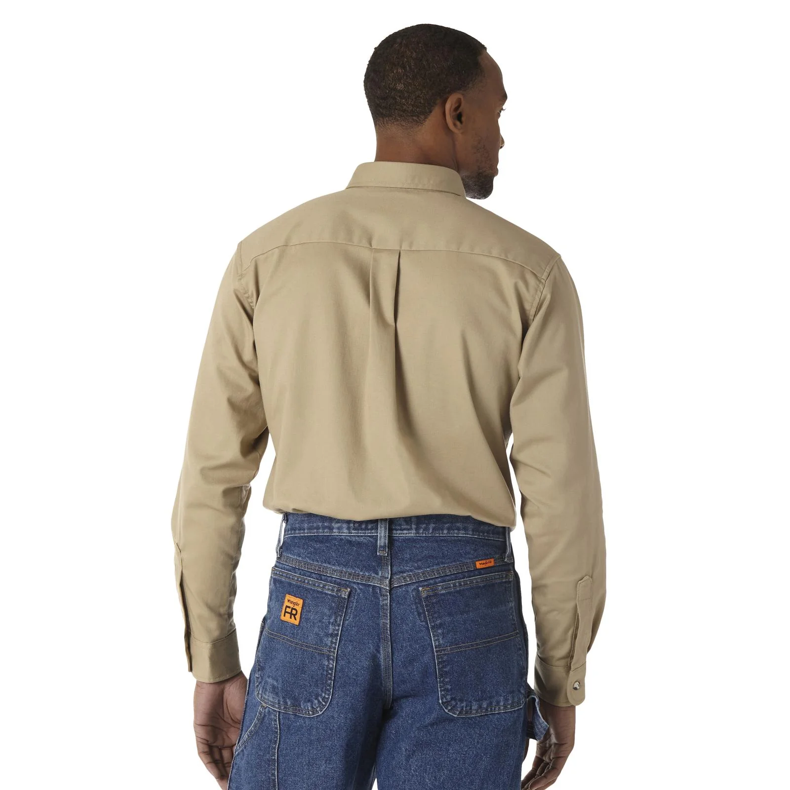 Wrangler® FR Flame-Resistant Riggs Work Shirt - Khaki - FR3W5KH - Image 2