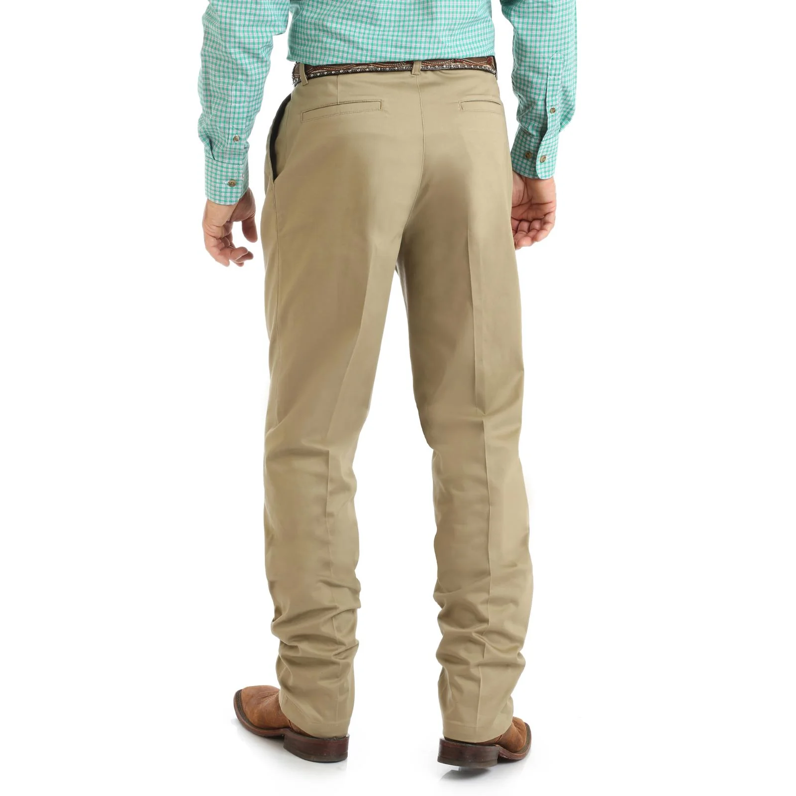 Wrangler® Men's Western Casuals Pleated Front Pants - Khaki - Image 3