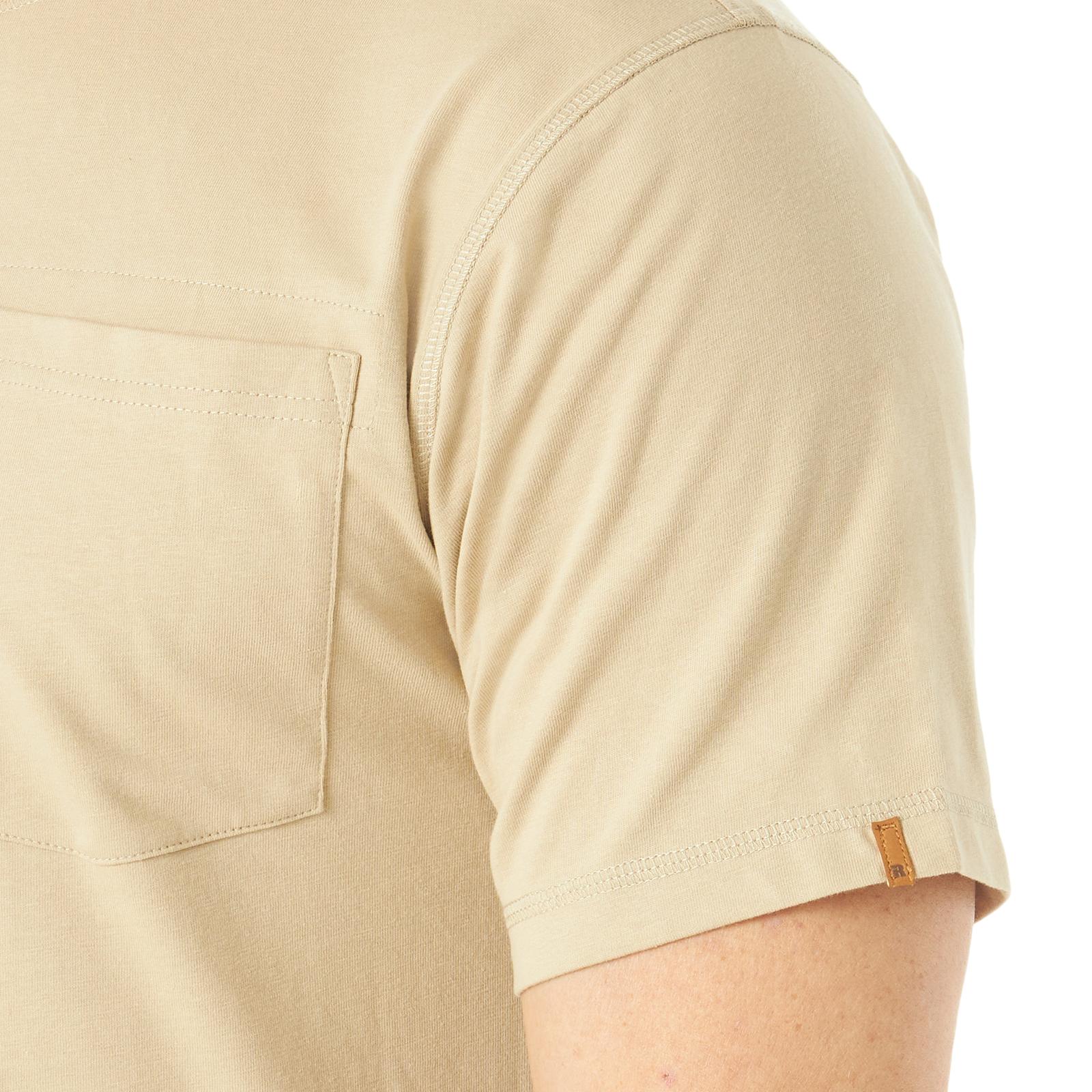 Wrangler® RIGGS Workwear® Short Sleeve 1 Pocket Performance T-Shirt - Khaki - 3W701KH - Image 3