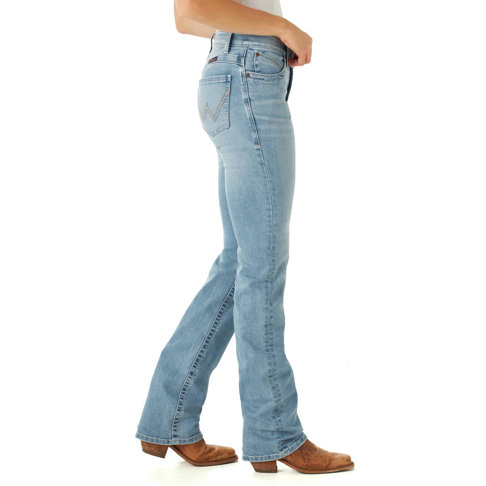 Wrangler® Ultimate Riding Women's Jean Willow Mid-Rise Bootcut - Light Wash - 112315011 - Image 3