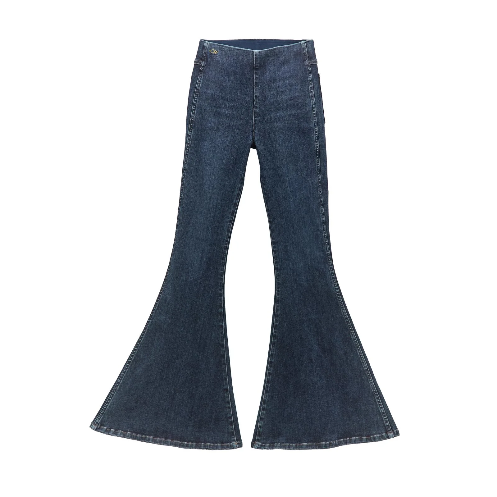 Wrangler® Women x Lainey Wilson Pull On Bell Bottoms - Dark Denim Wash - 112368250