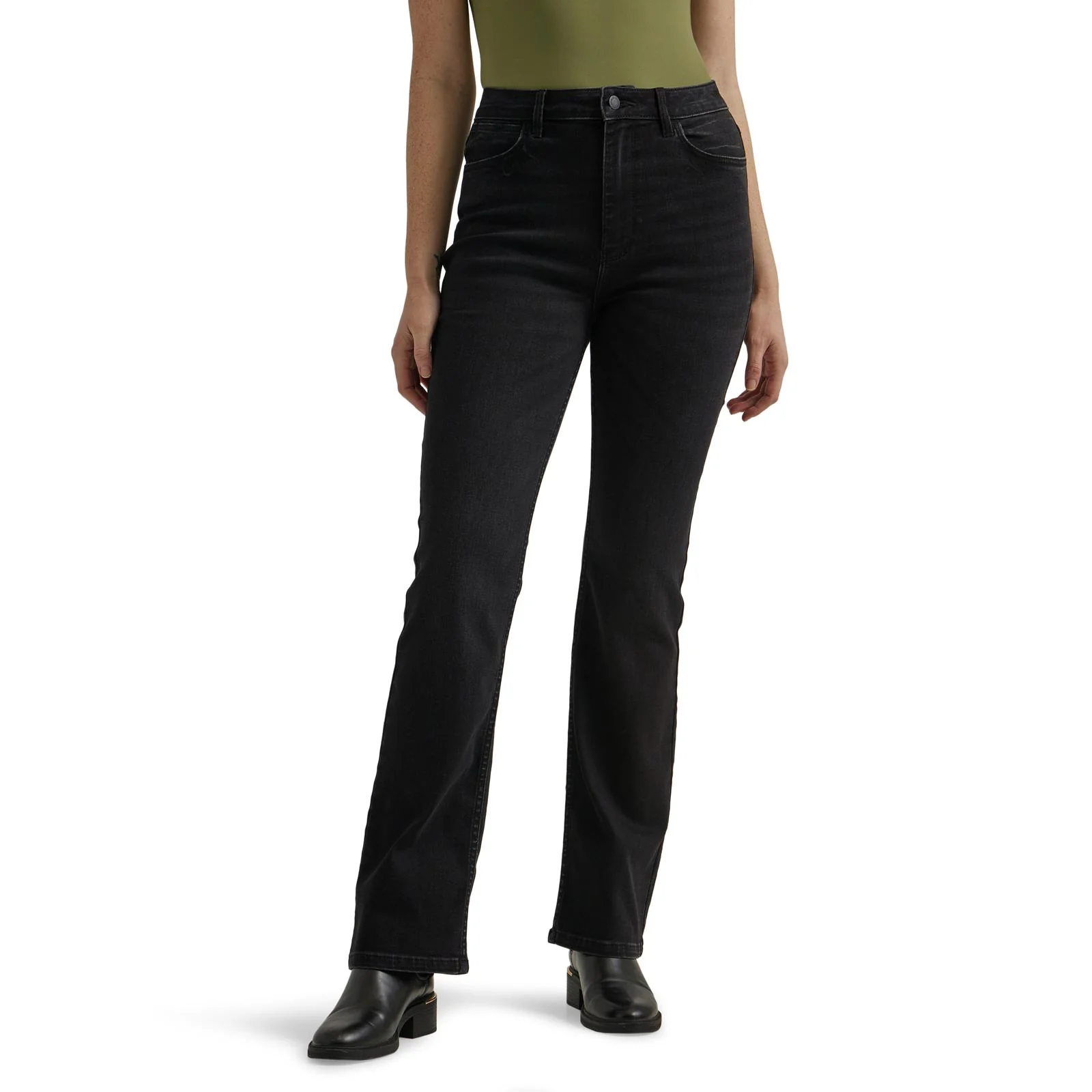 Wrangler® Women's High Rise Bold Boot Jean - Black  - 112324252