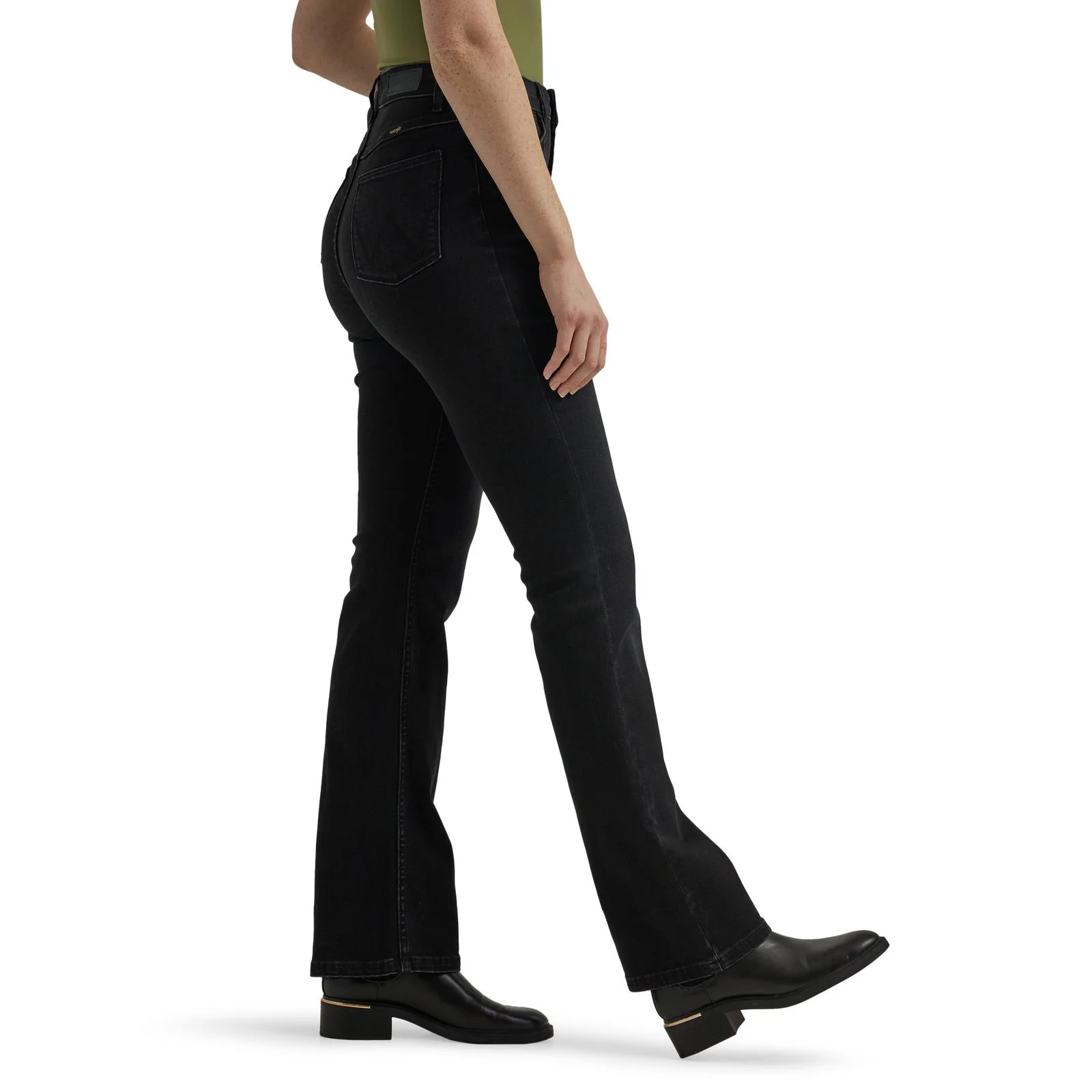 Wrangler® Women's High Rise Bold Boot Jean - Black  - 112324252 - Image 3