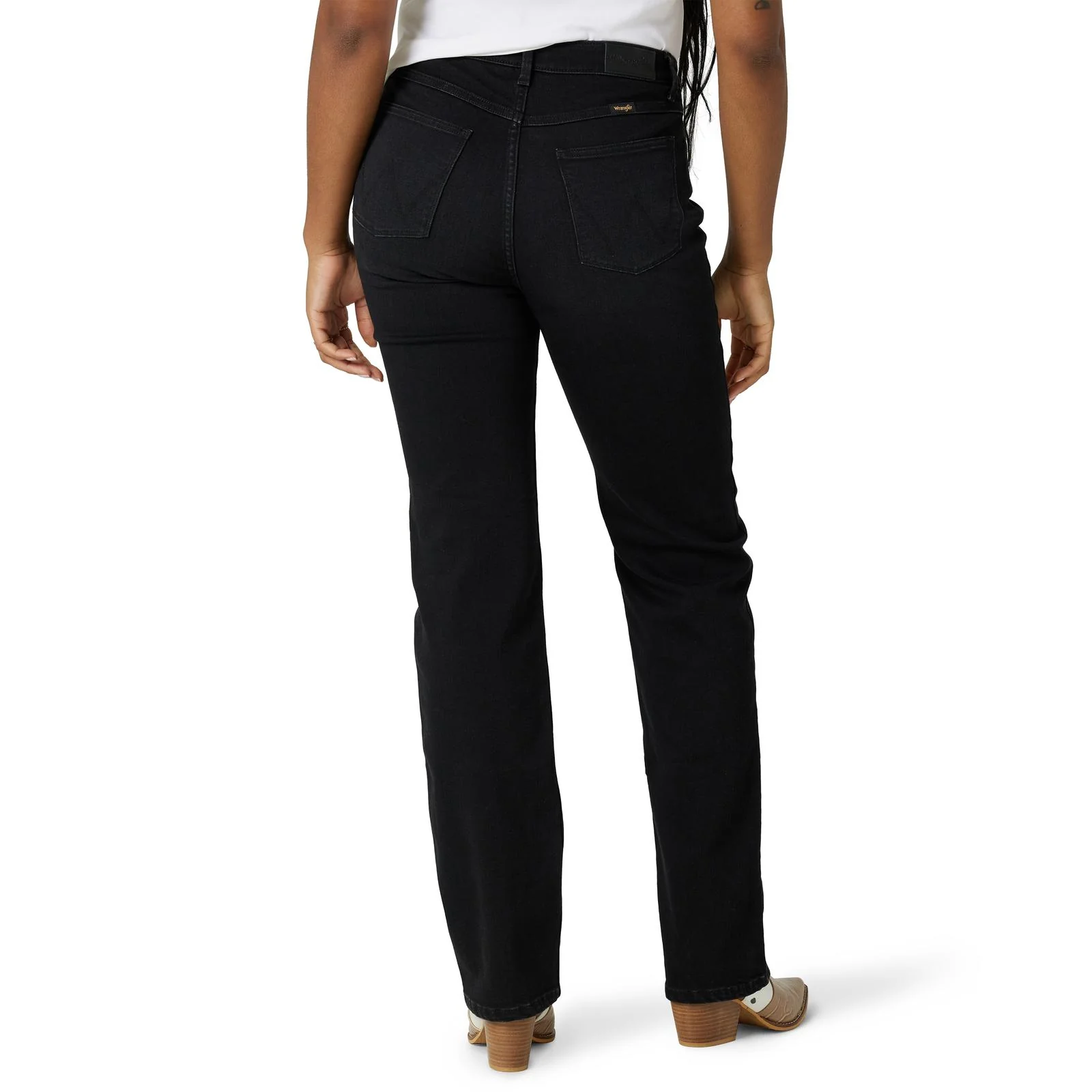 Wrangler® Women's High Rise True Straight Leg Jean -  Midnight Black - 112315129 - Image 2