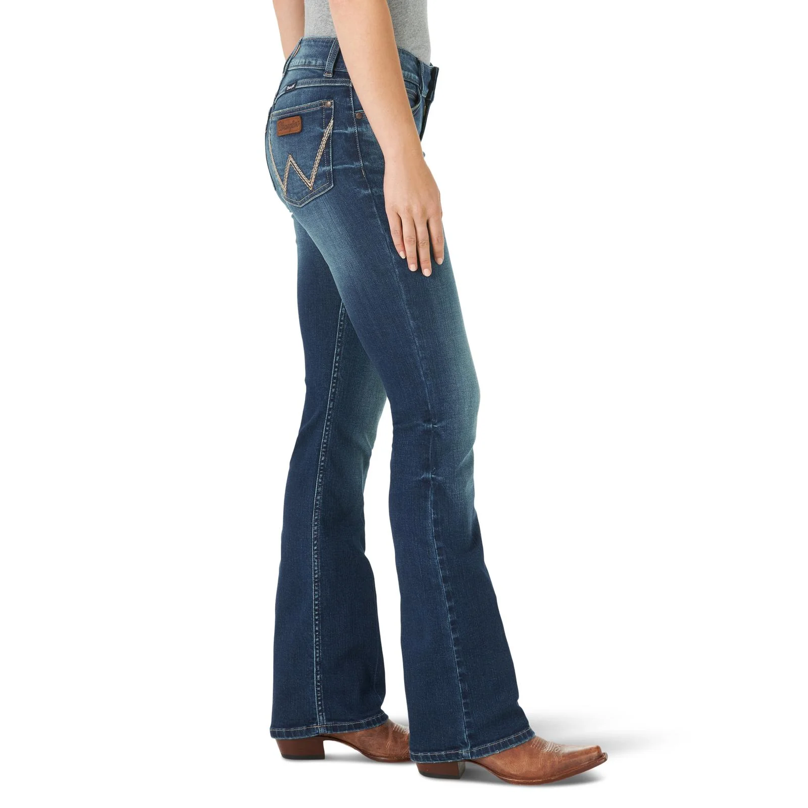 Wrangler® Women's Retro® Mae Mid Rise Bootcut Jean - Mid Rise - Vivianna - 09MWZPV - Image 4