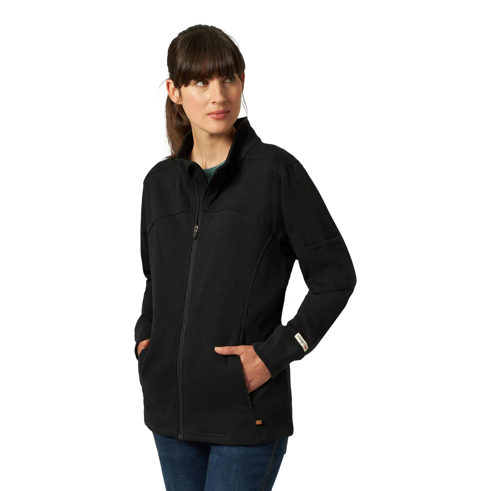 Wrangler® RIGGS WORKWEAR® Womens Work Jacket - Black - 3WF18BK