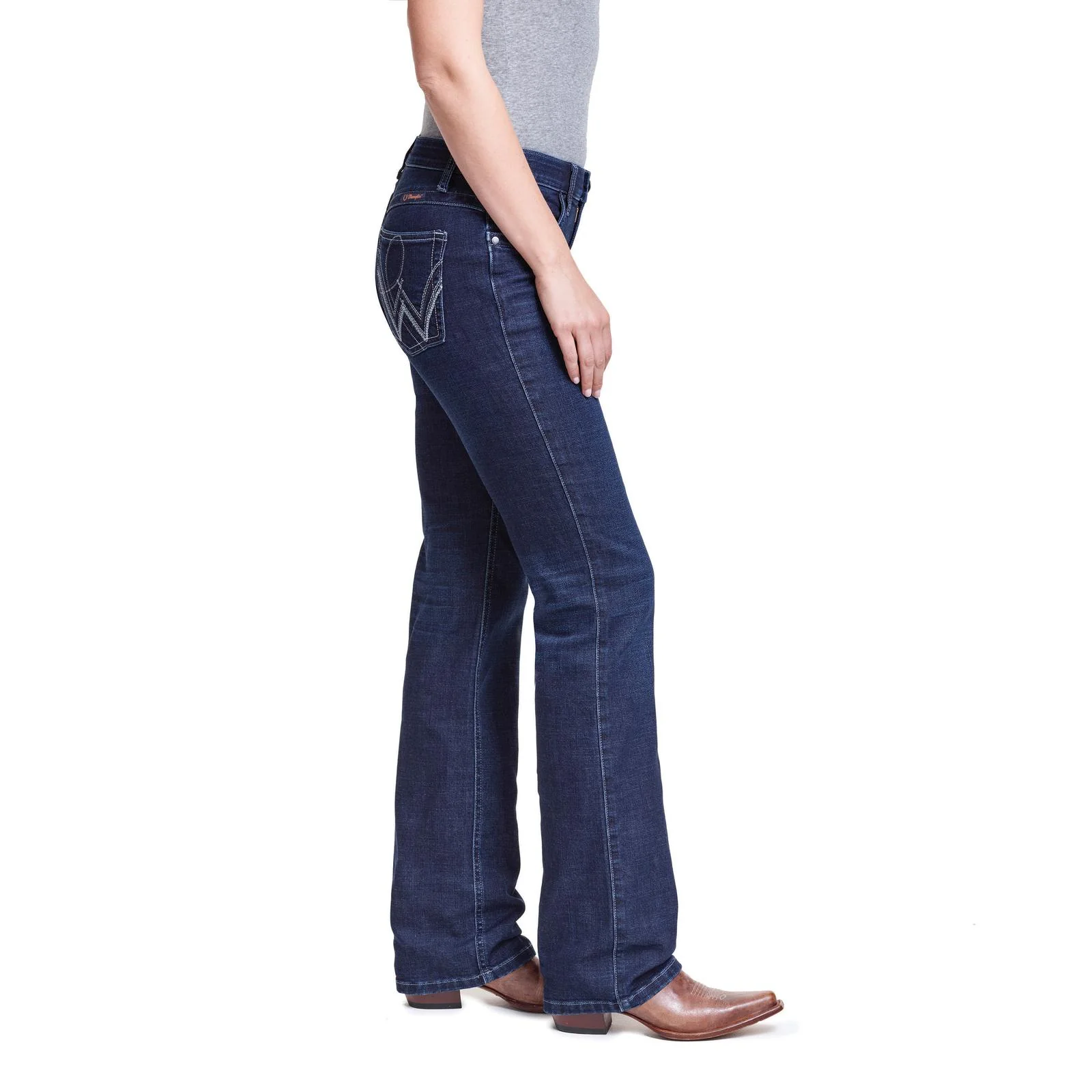 Wrangler® Women's Ultimate Riding Jean Q-Baby Mid-Rise Bootcut - Boot Scootin - Image 2