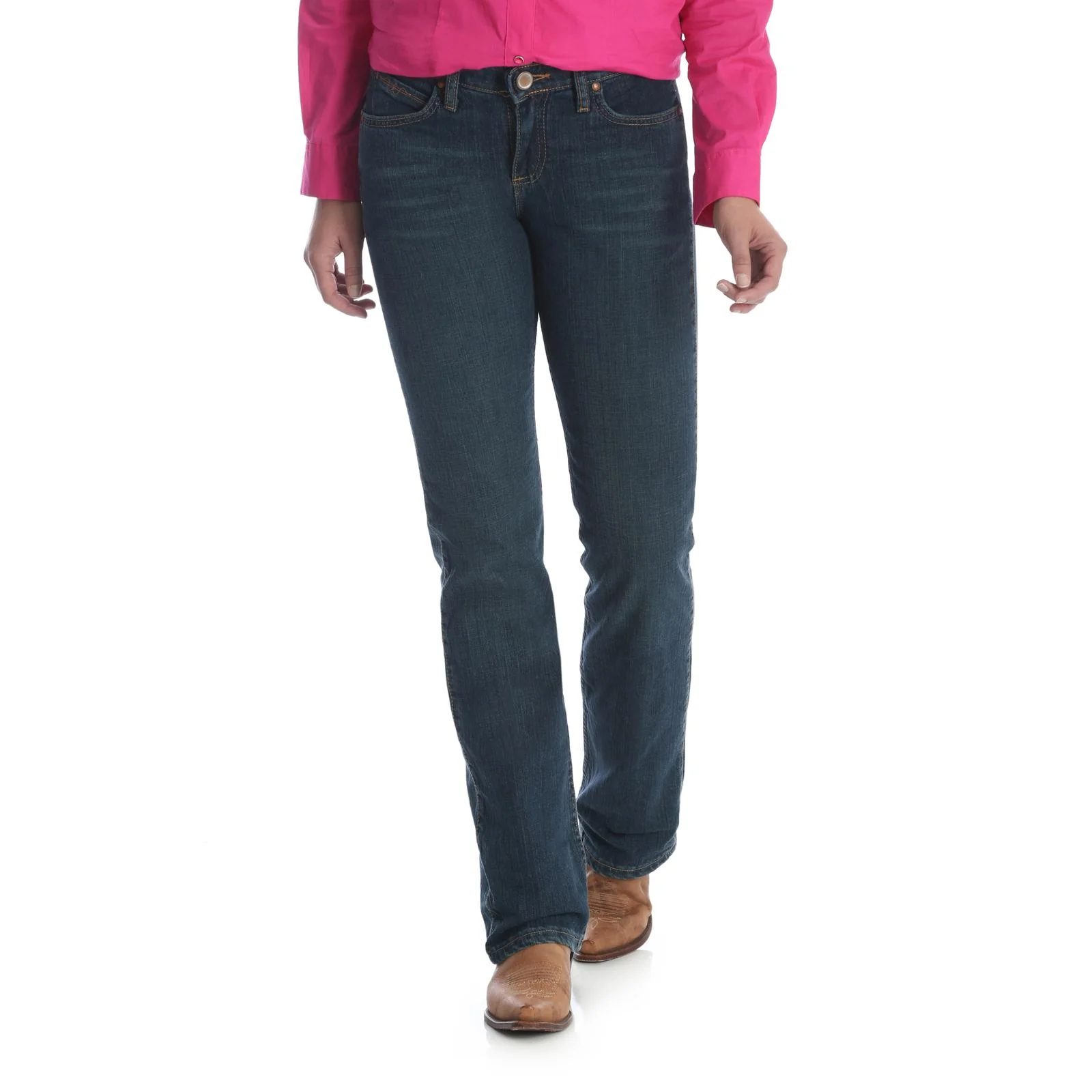 Wrangler® Women's Ultimate Riding Jean Q-Baby Mid-Rise Bootcut - Tuff Buck - Image 2