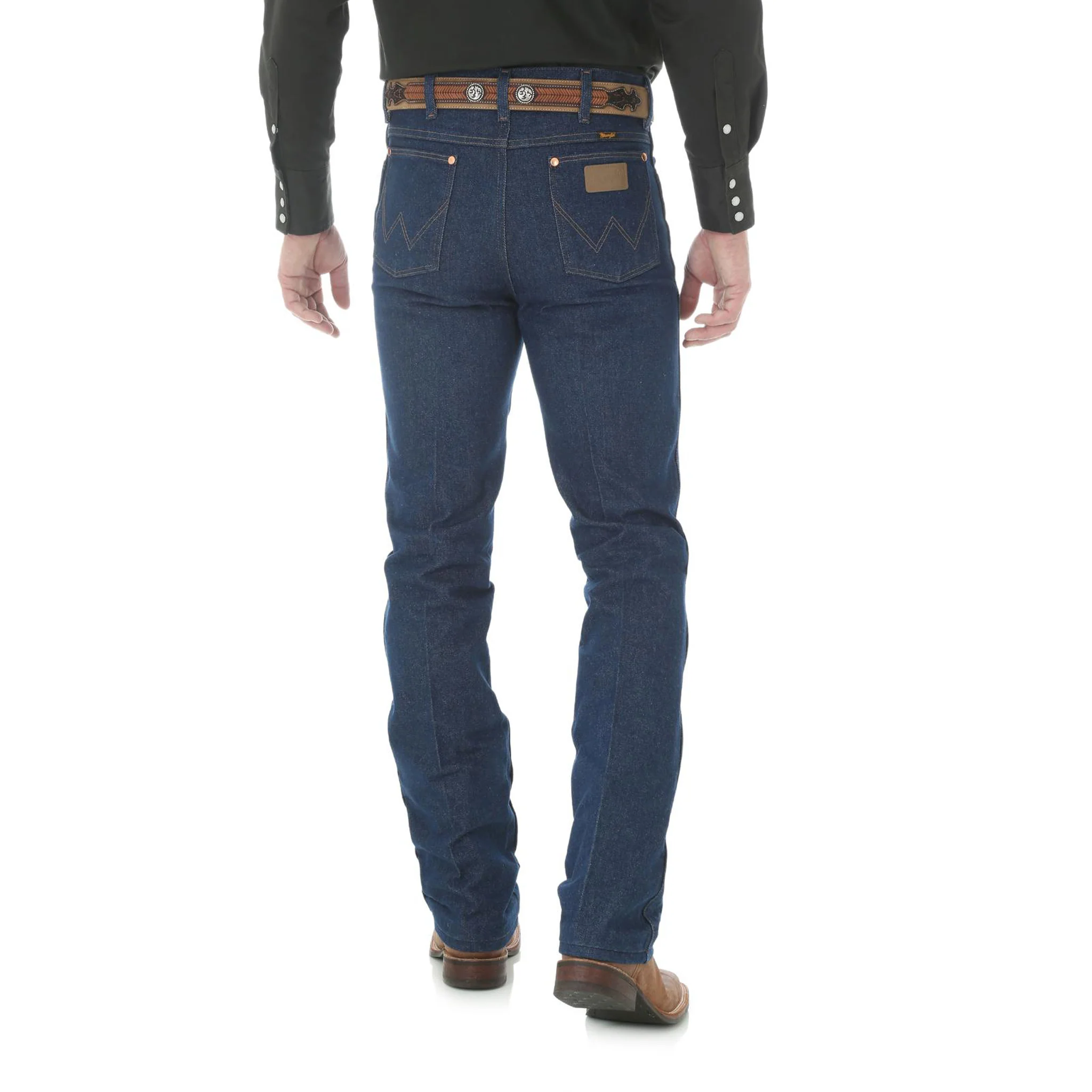 Wrangler 936DEN Slim Fit Cowboy Cut Men's Jeans, Clearance - Image 3