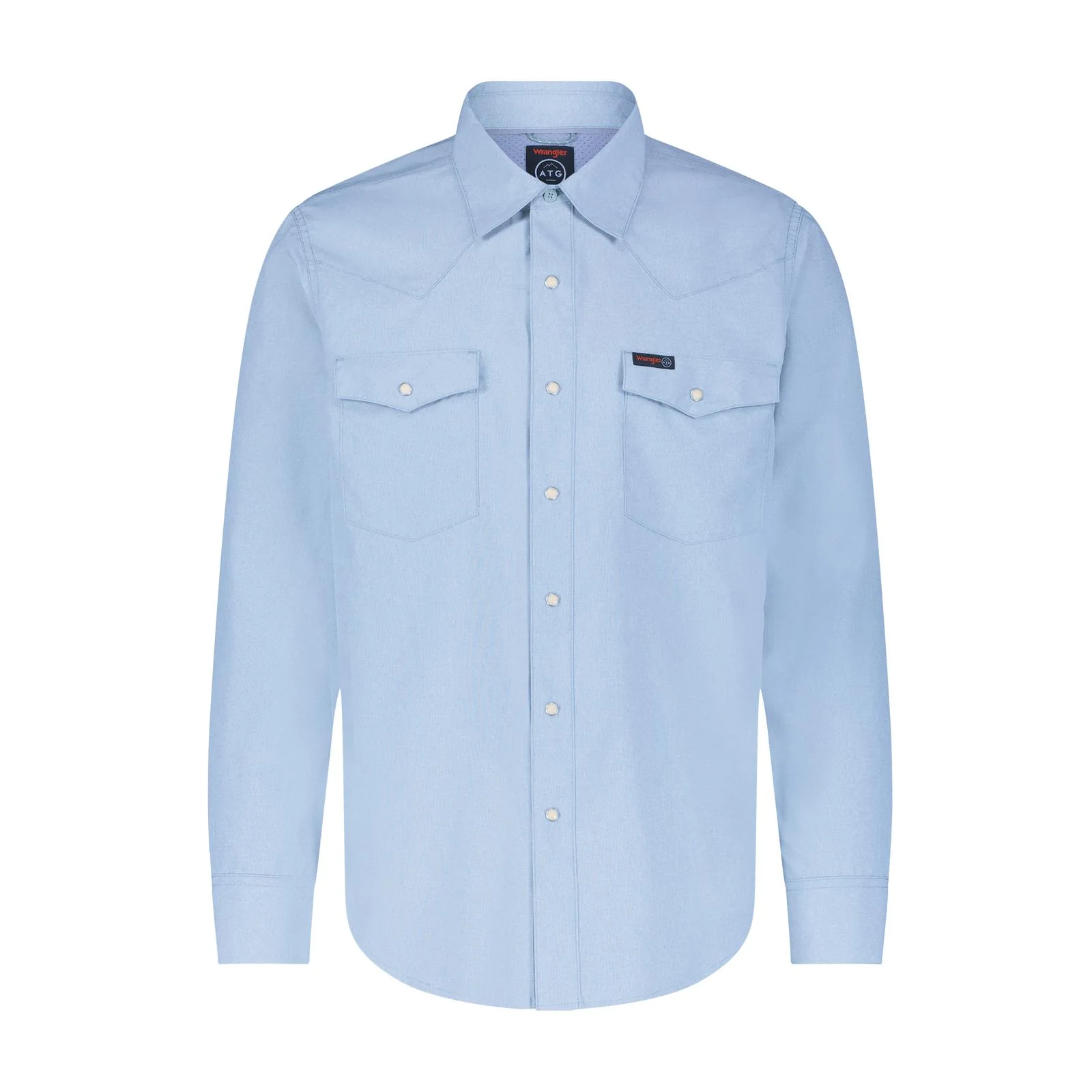 Wrangler ATG™ Men's Drover Utility Shirt - Cerulean - 112360550 - Image 2