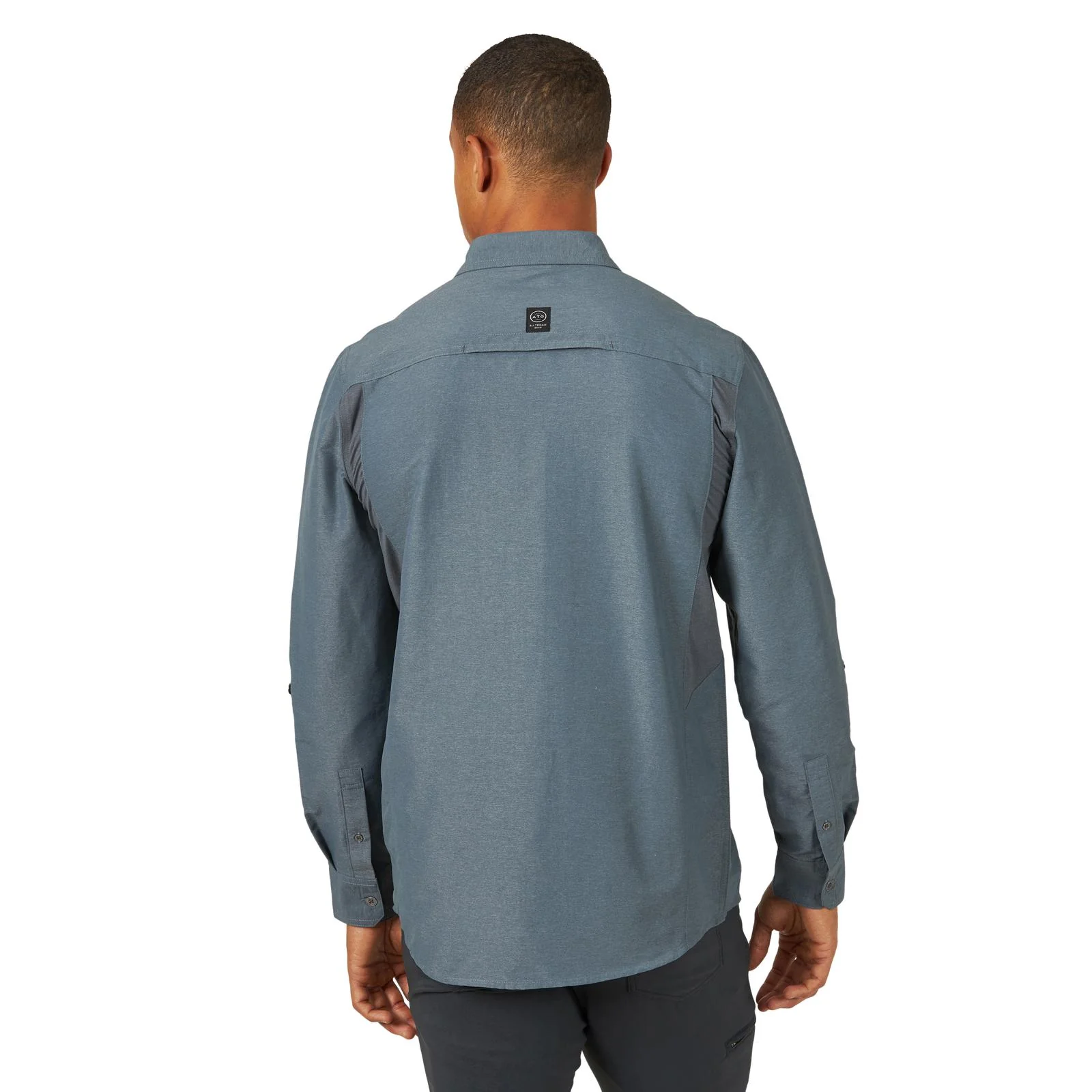 Wrangler ATG™ Men's Mix Material Shirt - Turbulence -  NSB89TN - Image 2