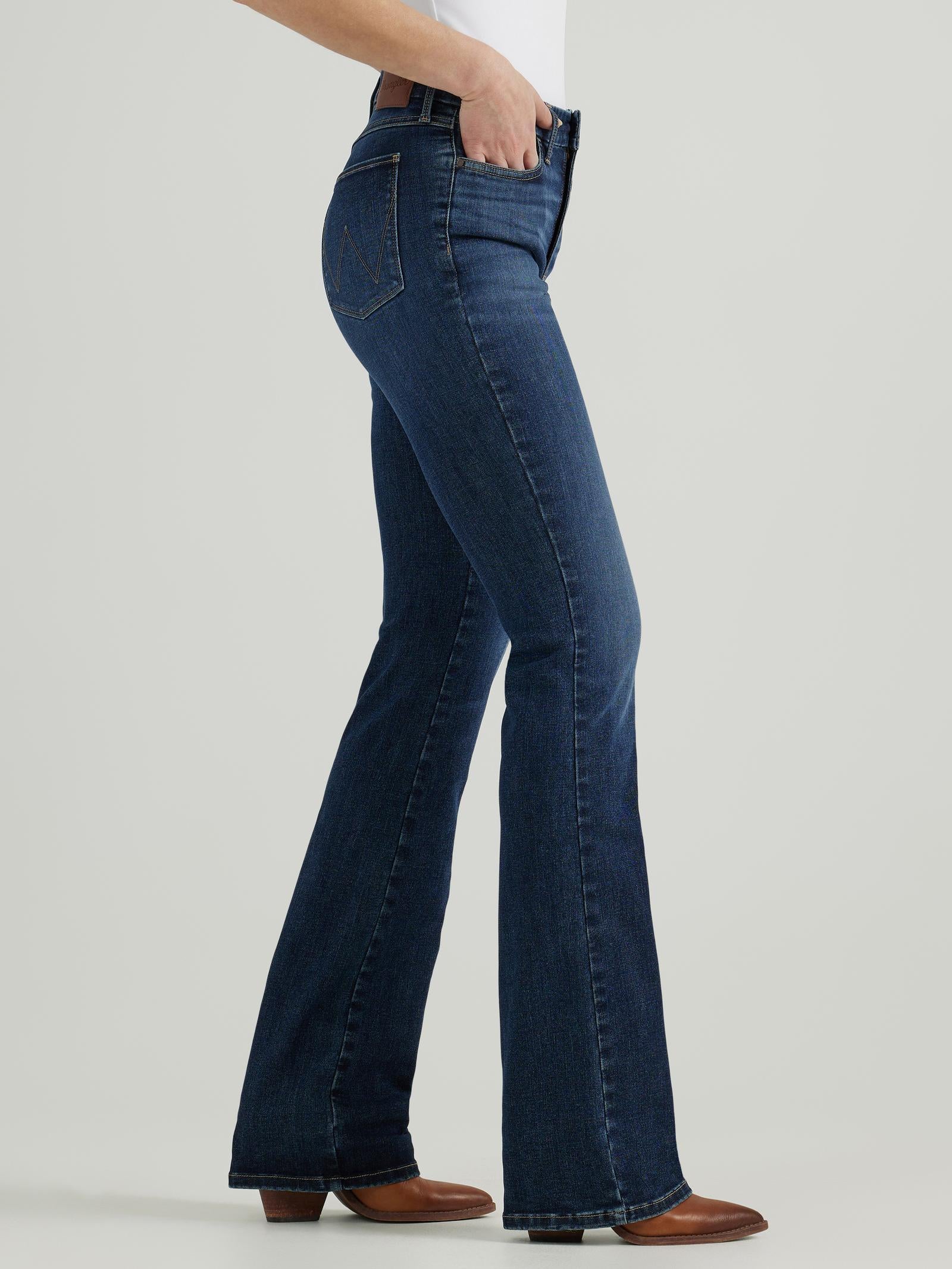 Wrangler Women's Bespoke High Rise Bootcut Jean -  Lacey  - 112359277 - Image 3