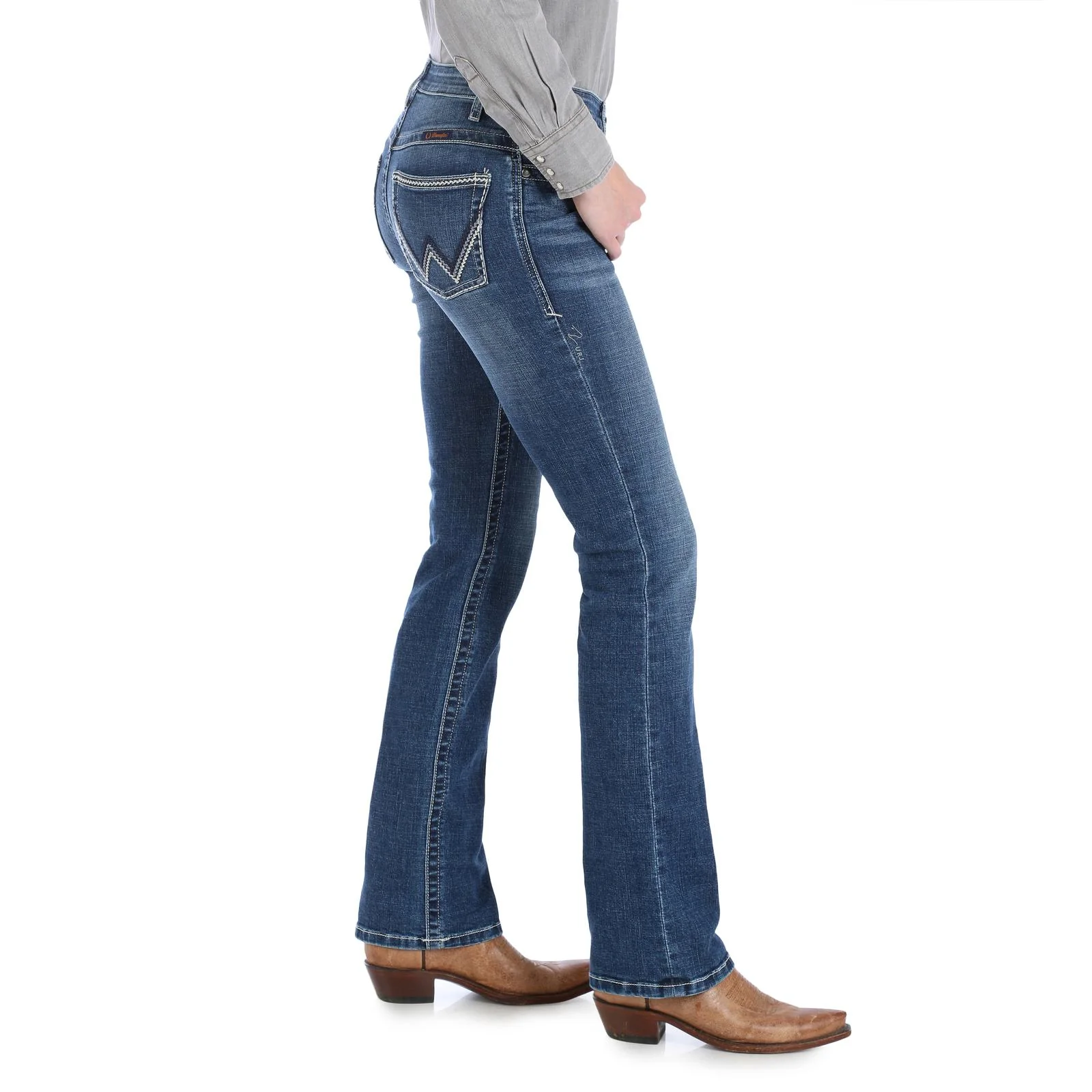 Wrangler® Women's Ultimate Riding Jean Willow Mid-Rise Bootcut - Davis - Image 2