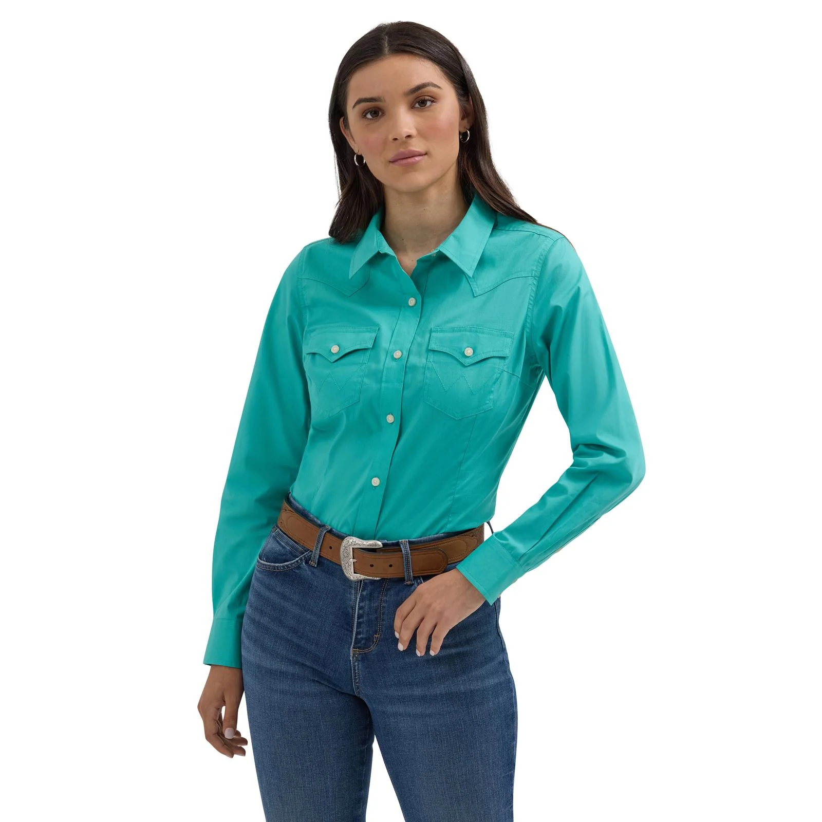 Wrangler Women's Western Button Down Shirt - Image 24